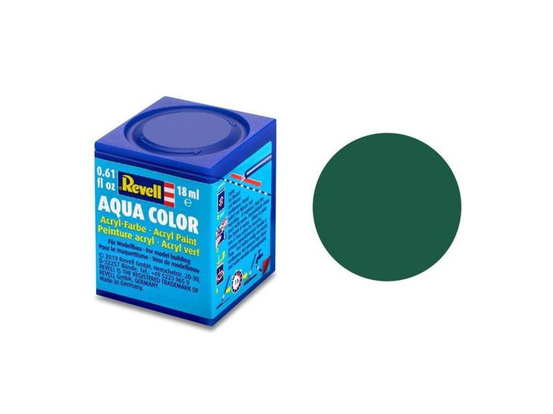Revell® Bastelfarbe Revell 36139 Farbe Dunkelgrün, matt Aqua Color 18 ml von Revell®
