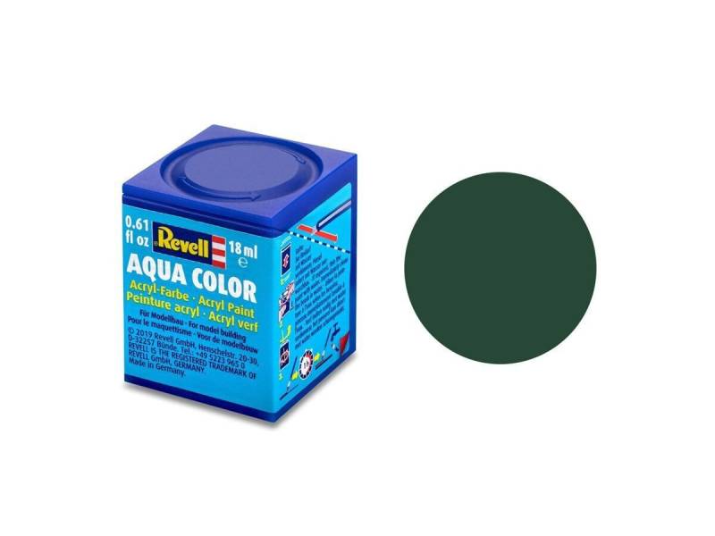 Revell® Bastelfarbe Revell 36168 Farbe Dunkelgrün, matt RAF Aqua Color 18 ml von Revell®