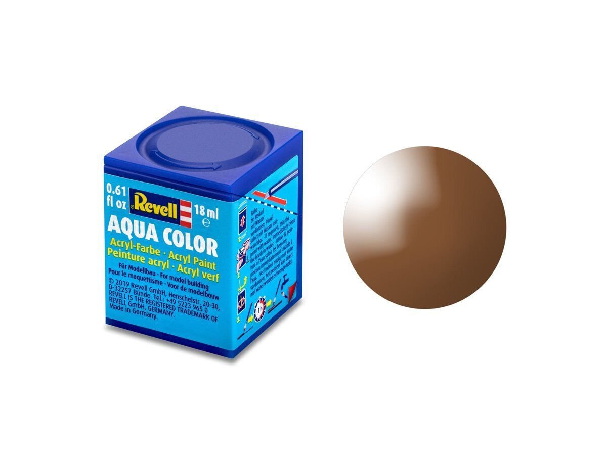 Revell® Bastelfarbe Revell 36180 Farbe Aqua lehmbraun, glänzend 18 ml von Revell®