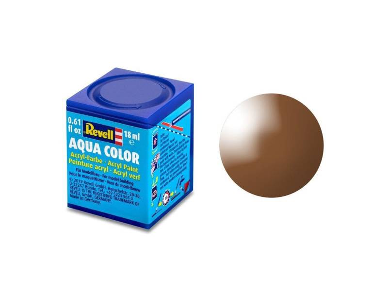 Revell® Bastelfarbe Revell 36180 Farbe Aqua lehmbraun, glänzend 18 ml von Revell®