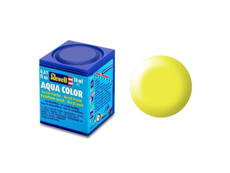 Revell® Bastelfarbe Revell 36312 Farbe Aqua leuchtgelb, seidenmatt 18 ml von Revell®