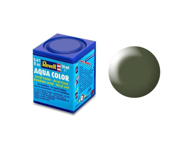 Revell® Bastelfarbe Revell 36361 Farbe Olivgrün, seidenmatt Aqua Color 18 ml von Revell®