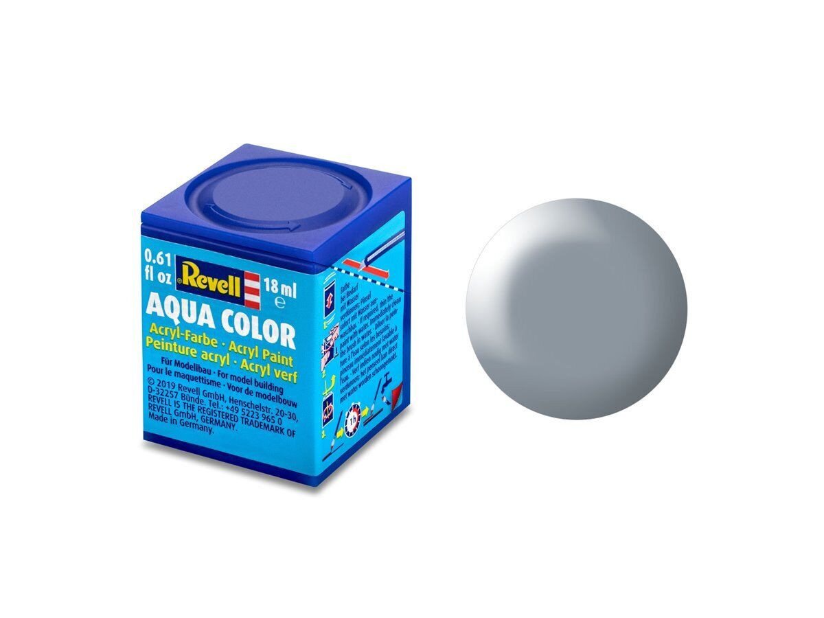 Revell® Bastelfarbe Revell 36374 Farbe grau, seidenmatt RAL 7001 Aqua Color 18 ml von Revell®