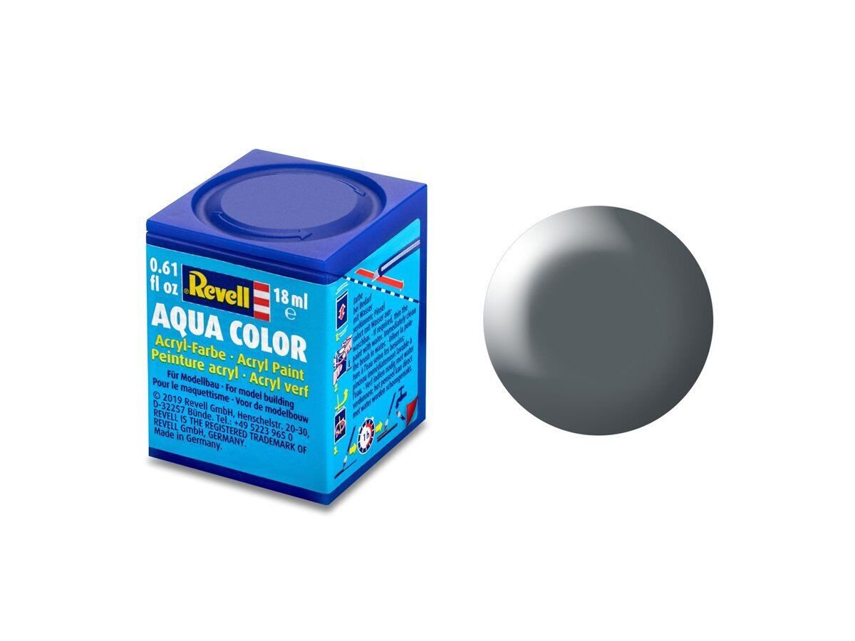 Revell® Bastelfarbe Revell 36378 Farbe Dunkelgrau, seidenmatt Aqua Color 18 ml von Revell®