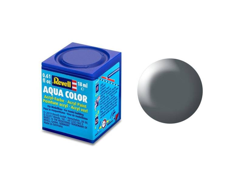 Revell® Bastelfarbe Revell 36378 Farbe Dunkelgrau, seidenmatt Aqua Color 18 ml von Revell®