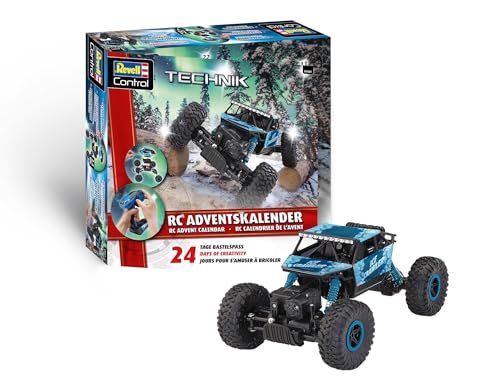 Revell Advent Calendar RC Crawler I Remote Controlled Advent Calendar for Craftsmen I for Boys, Girls & Adults I Gift for Christmas I From 10 Years Revell Advent Calendar RC Crawler I Remote Controlled Advent Calendar for Craftsmen I for Boys, Girls & Adults I Gift for Christmas I From 10 Years von Revell Control