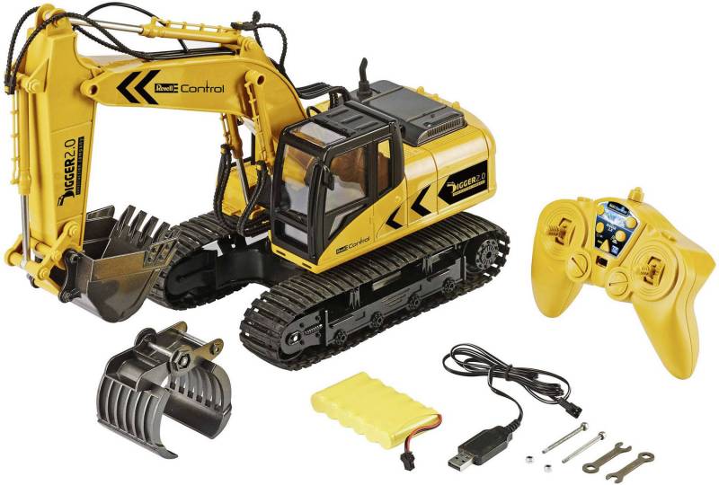 Revell Control 24924 Digger 2.0 1:16 Rc Funktionsmodell Bagger Siehe Text/Foto C-Ware von Revell