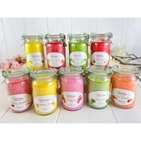 Duftkerze Sommer Frühling Im Weckglas Brenndauer 24 Stunden 9x 5 cm von Revitalshop