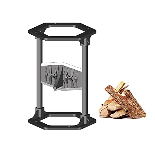 Holzspalter Manuell Abnehmbarer Brennholzspalter Heavy Duty Steel Kindling Cracker Spaltwerkzeug Keine Scharfen Kanten Manueller Holzspalter for Zuhause Im Freien Tragbarer Splitter (20x23x32cm) von Revneey