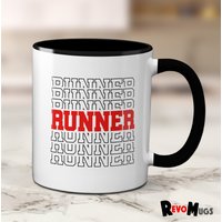 Läufer Tasse | Laufendes Geschenk Laufende 11 Unzen Keramiktasse von RevoMugs
