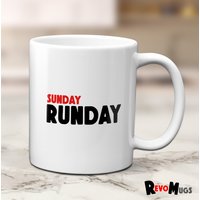Sonntag Runday Lauftasse | Laufende Geschenk Tasse Sonntag Runday Lauftasse | Laufende Geschenk Tasse von RevoMugs