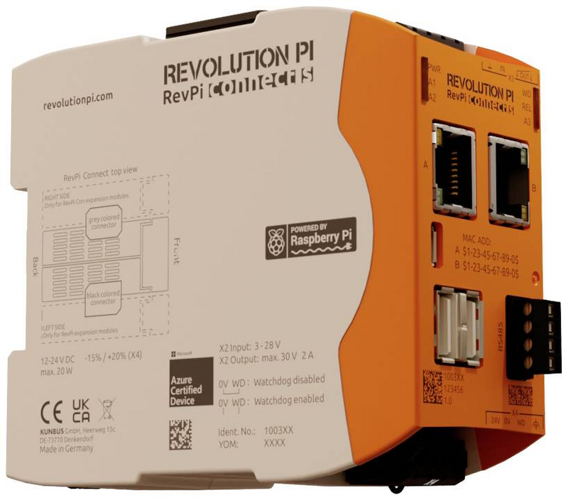 Revolution Pi By Kunbus Rev Pi Connect S 32 Gb Pr100364 Sps Erweiterungsmodul Sps B-Ware von Revolution Pi