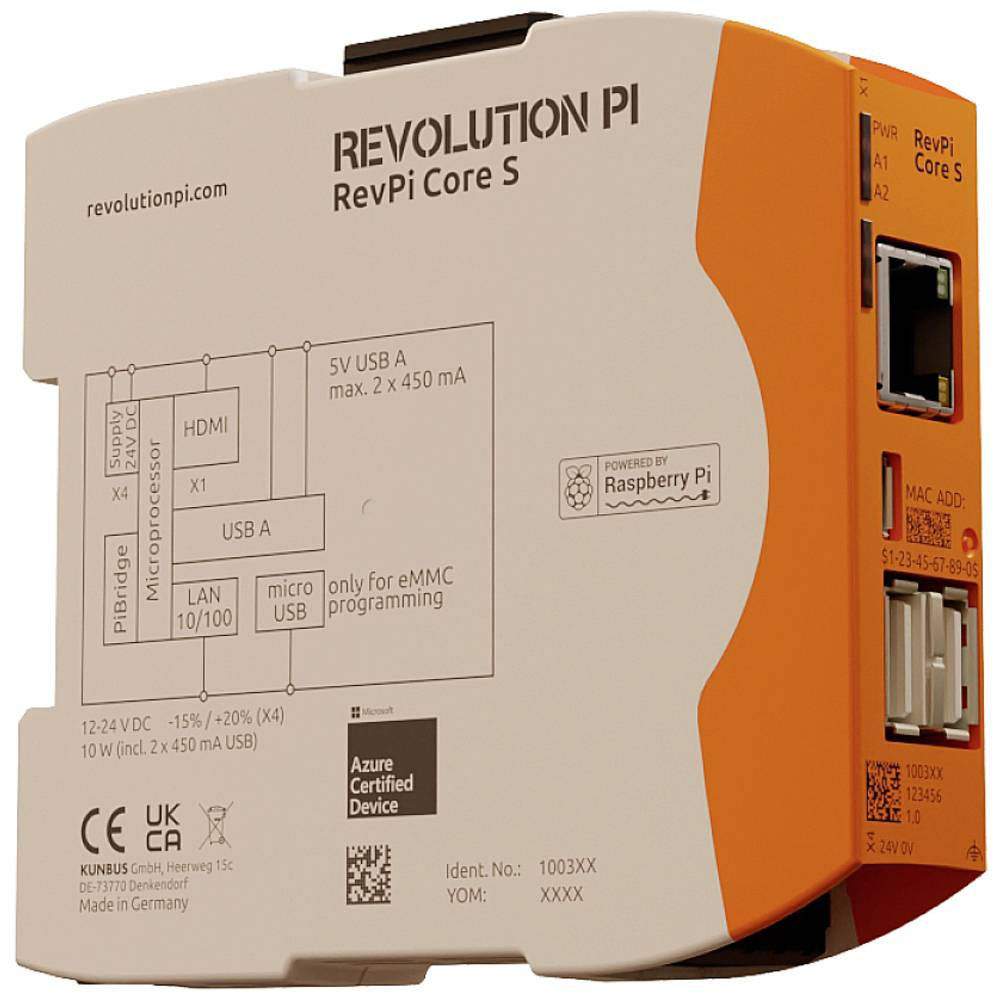 Revolution Pi By Kunbus Rev Pi Core S 32 Gb Pr100361 Siehe Text/Foto B-Ware von Revolution Pi