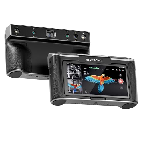 Revopoint MIRACO Handheld 3D-Scanner für 3D-Drucker, WiFi 3D Scanner mit 180° Flip Screen, 5000mAh Schnelllade-Akku, Präzision bis zu 0,02 mm, Vollfarb-RGB-Kamera für Kleine bis Große Objekte, 16GB Revopoint MIRACO Handheld 3D-Scanner für 3D-Drucker, WiFi 3D Scanner mit 180° Flip Screen, 5000mAh Schnelllade-Akku, Präzision bis zu 0,02 mm, Vollfarb-RGB-Kamera für Kleine bis Große Objekte, 16GB von Revopoint
