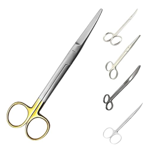 Rewon Gear Erste Hilfe Verbandschere - 14 cm Gerade - stumpfe Spitzen mit langem Goldgriff aus rostfreiem Stahl Rewon Gear Erste Hilfe Verbandschere - 14 cm Gerade - stumpfe Spitzen mit langem Goldgriff aus rostfreiem Stahl von Rewon Gear