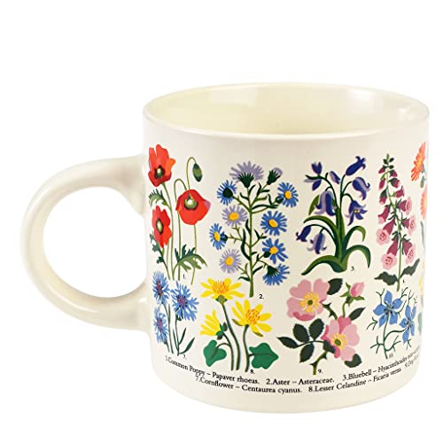 Keramiktasse mit Wildblumen-Motiv Keramiktasse mit Wildblumen-Motiv von Rex London