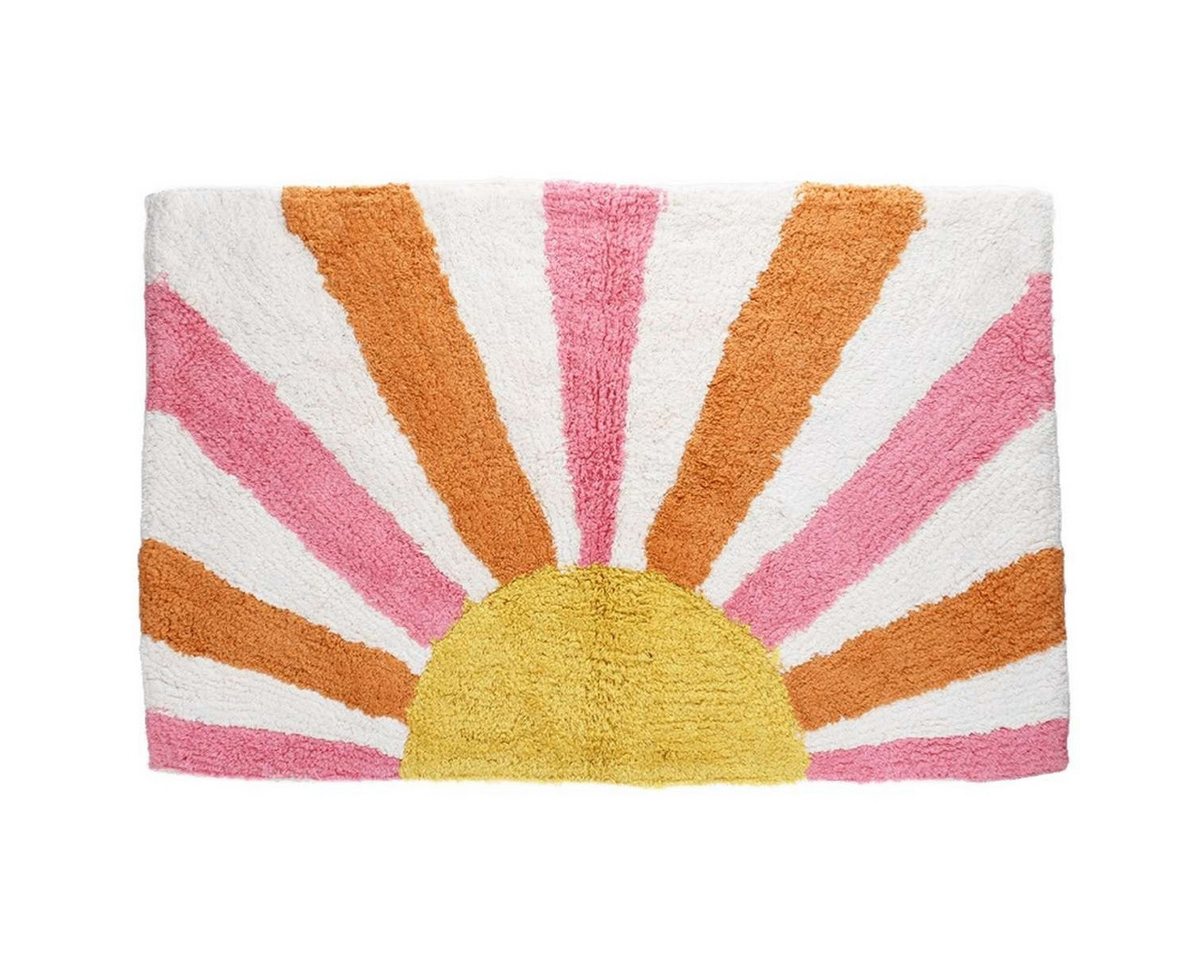 Rex London Badematte Badmatte 80x50cm buntes Motiv Badvorleger, Baumwolle von Rex London