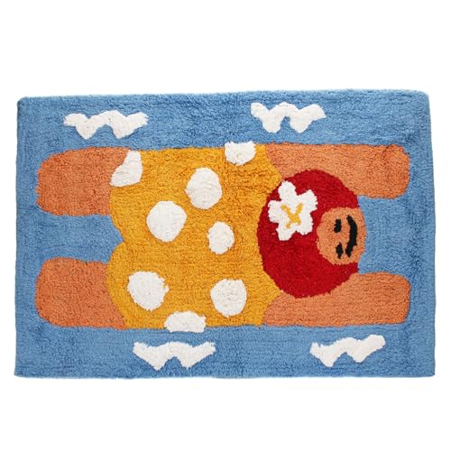 Rex London Badematte Schwimmer Bad Vorleger mit Motiv ca. 80 x 50 cm von Rex London