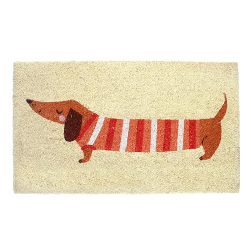 Rex London Fußmatte „Dackel (Sausage Dog)“ aus umweltfreundlicher Kokosfaser von Rex London