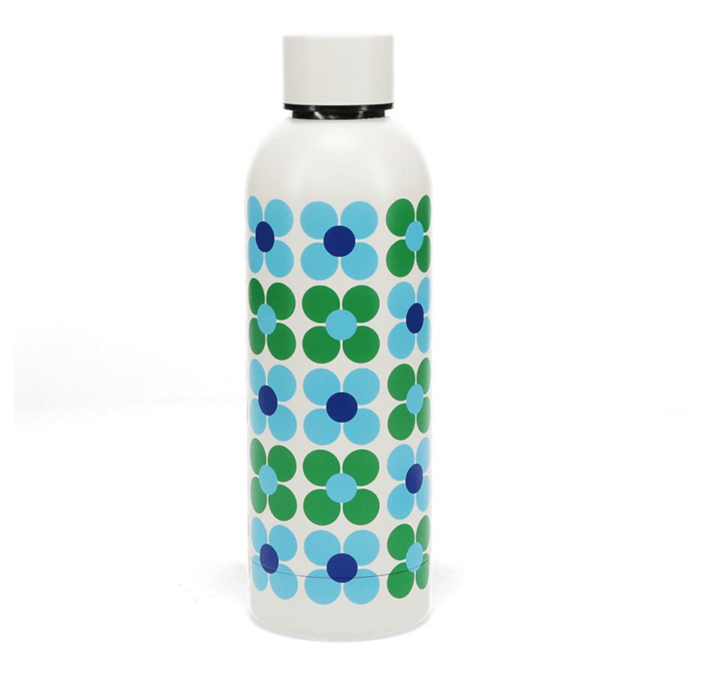 Rex London Isolierflasche Daisy Blau-Grün für 500ml, Edelstahlflasche, Muster mit 3D-Prägeeffekt Rex London Isolierflasche Daisy Blau-Grün für 500ml, Edelstahlflasche, Muster mit 3D-Prägeeffekt von Rex London
