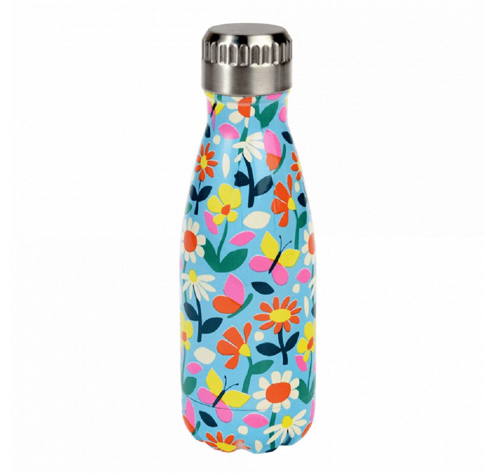 Rex London Isolierflasche Edelstahl Wasserflasche mit Motiv, für 260ml, ca. Ø 6,5 x 20 cm Rex London Isolierflasche Edelstahl Wasserflasche mit Motiv, für 260ml, ca. Ø 6,5 x 20 cm von Rex London