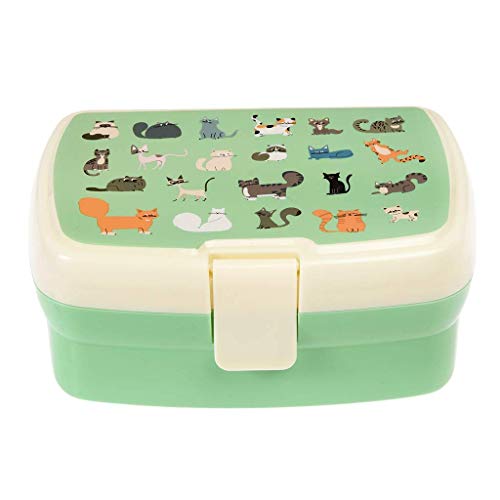 Rex London - Lunchbox mit Fach - Nine Lives von Rex London