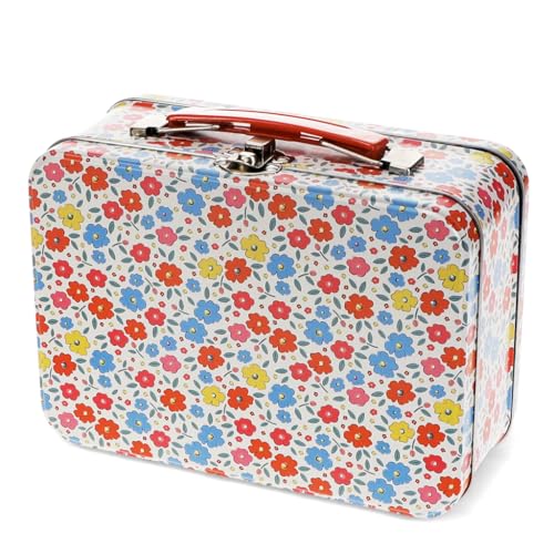 Rex London Metallköfferchen Tilde Metall Box Blumen-Motiv für Kinder ab 3 Jahre von Rex London