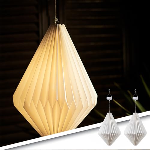 RexTech Solar LED Stecklampe | Angebotsset von 2 Stück | Solar Hängeleucht für außen | Wasserdichtes von RexTech