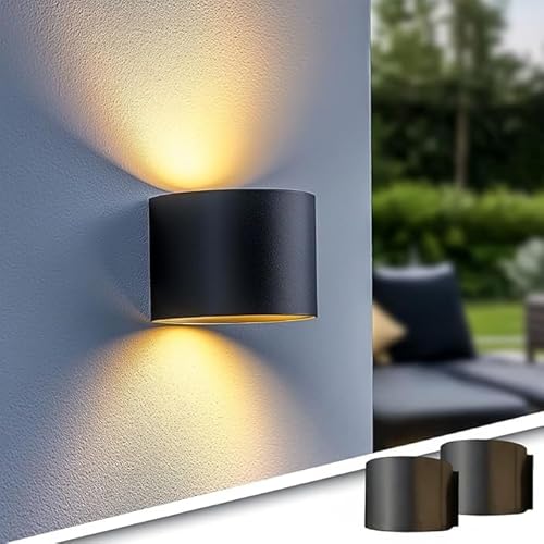 Solar LED Wandleuchte Up & Down Light für außen | viereckiges Modell Aluminium | IP54 Schutz | Angebotsset von 2 Stück | Solar LED Wandleuchte Up & Down Light für außen | viereckiges Modell Aluminium | IP54 Schutz | Angebotsset von 2 Stück | von RexTech