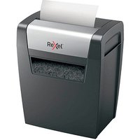 Rexel Momentum X308 Aktenvernichter mit Partikelschnitt P-3, 5 x 42 mm, bis 8 Blatt, schwarz von Rexel