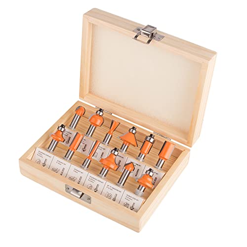 HM Fräsersatz 12 tgl - 8 mm Nutfräser Fräser für Oberfräse Holzfräser Oberfräser HM Fräsersatz 12 tgl - 8 mm Nutfräser Fräser für Oberfräse Holzfräser Oberfräser von Rexxer