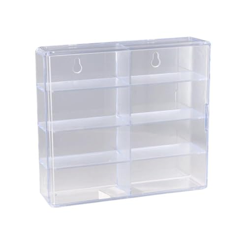 Reykentu 1:64 für Hot Wheel Display Box Automodell Spielzeugschrank Rack für Hotwheel Cars Druckguss Aufbewahrung Staubdichte Display Box B von Reykentu