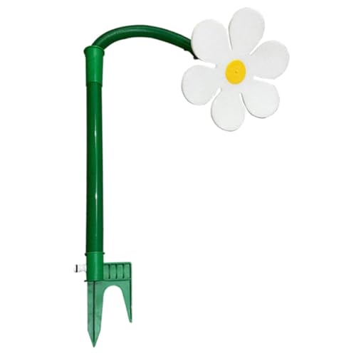 Reykentu Dancing Daisy Sprinkler Rasenbewässerung Sprinkler Sprüher Geeignet für Gartenbewässerung Gartenbewässerung Werkzeug Weiß von Reykentu