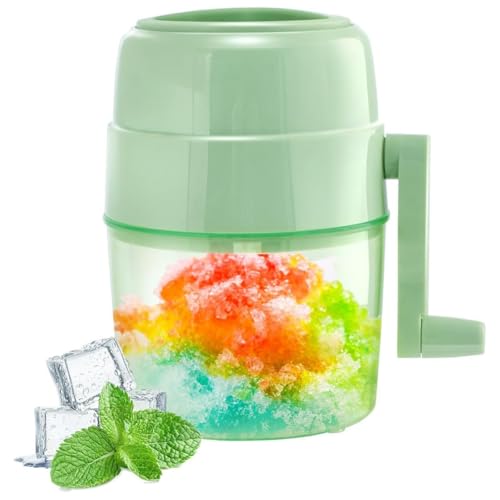 Reykentu Snow Cone Machine Shaved Ice Machine Manual Ice Shaver Machine Double Stainless Steel Blade Ice Crusher von Reykentu