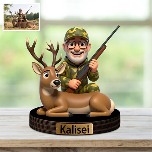 Reyrijf Personalisierte Hirsch Jagd Foto 3D Cartoon Stil Plakette, benutzerdefinierte 2D-Druck Jagd Foto Bilderrahmen Buck Hirsch Elk Dekor Geschenk für Jäger, Männer Dad Papa Grandpa Reyrijf Personalisierte Hirsch Jagd Foto 3D Cartoon Stil Plakette, benutzerdefinierte 2D-Druck Jagd Foto Bilderrahmen Buck Hirsch Elk Dekor Geschenk für Jäger, Männer Dad Papa Grandpa von Reyrijf