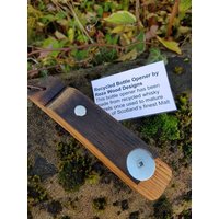 Flaschenöffner Aus Whiskyfass Mit Magnet-Whisky-stab-Bieröffner - Geschenk Für Männer Recyceltes Barzubehör von RezaWoodDesigns