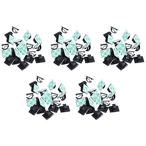 Rfeeuubft 100Pcs Adhesive Car Kabel Clips Kabelaufwicklung Drop Wire Tie Fixer Halter Cord Organizer Management Schreibtisch Kabelbinder Clamps von Rfeeuubft