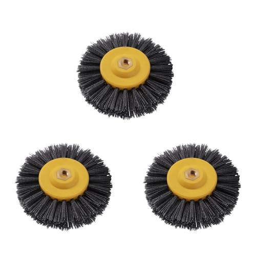 Rfeeuubft 3 Stück 150 x 40 mm x M14 P60 Nylon Schleifdraht Polierbürste Rad für Holz Möbel Stein Antiquing Schleifen Rfeeuubft 3 Stück 150 x 40 mm x M14 P60 Nylon Schleifdraht Polierbürste Rad für Holz Möbel Stein Antiquing Schleifen von Rfeeuubft