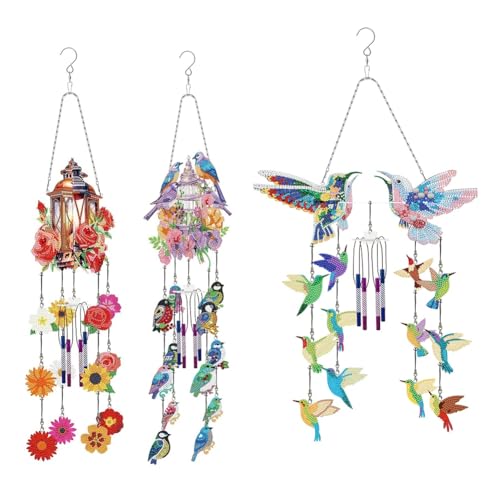 Rfeeuubft 3-Teiliges DIY-Gemälde mit Gepunktetem Diamantkunst -Set, Wie Abgebildet PVC-Dreidimensionale -Diamanten mit Punktgemälden von Rfeeuubft
