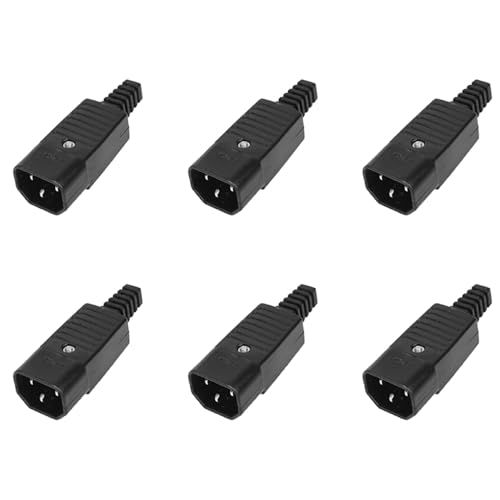 Rfeeuubft 30 Stueck Iec 320 C14 Strom Adapter Kabel Stecker Wiederverwendbare Steckdose 3Pin Maennlich Rfeeuubft 30 Stueck Iec 320 C14 Strom Adapter Kabel Stecker Wiederverwendbare Steckdose 3Pin Maennlich von Rfeeuubft