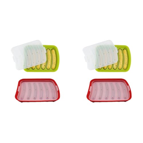 Rfeeuubft 4X Wurstform, Silikon, DIY-Schinken-Hotdog-Form, Küchenhaushalt, Backwerkzeugform Rfeeuubft 4X Wurstform, Silikon, DIY-Schinken-Hotdog-Form, Küchenhaushalt, Backwerkzeugform von Rfeeuubft