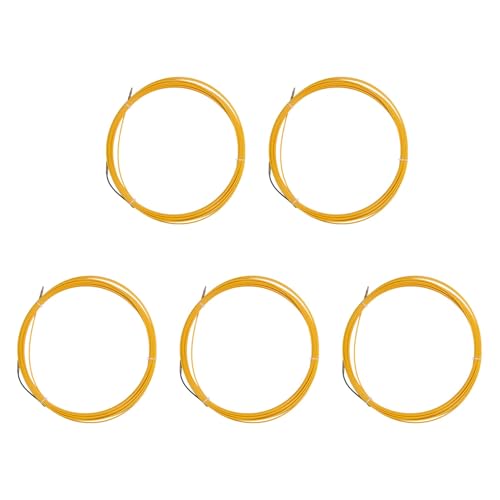 Rfeeuubft 5Stück 20 M 3 mm FÜHrungs Vorrichtung Fiber Glas Kabel DrÜCken Abzieher Rohr Schlange Rodder Fisch Band Draht Rfeeuubft 5Stück 20 M 3 mm FÜHrungs Vorrichtung Fiber Glas Kabel DrÜCken Abzieher Rohr Schlange Rodder Fisch Band Draht von Rfeeuubft