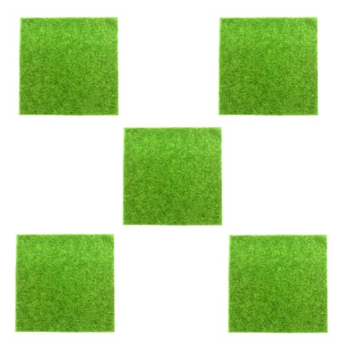 Rfeeuubft DIY Mini Simulation Beflockung Rasen Moos Mikro-Landschaft Pflanze Landschaftsbau 30x30cm von Rfeeuubft