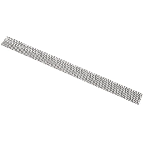 Rfeeuubft Edelstahl-Federdraht, 20 Stück, 500 mm, Edelstahl-Federdraht, Harter Draht, Vollharter Draht, Gerader Draht, 1,3 mm von Rfeeuubft