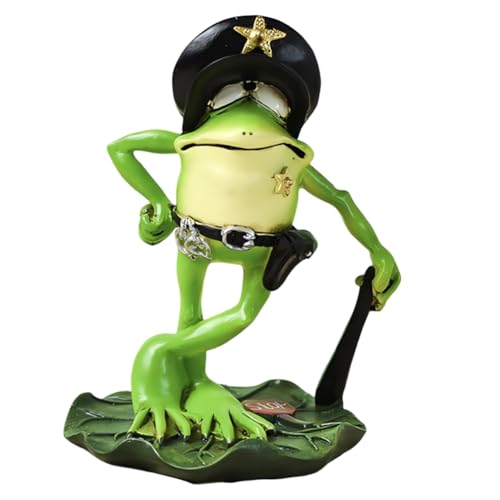 Rfeeuubft Frog Stuff-Figuren, Basketballspieler-Geschenk, Diese Einzigartige Froschstatue Verleiht Ihrem Zuhause und Wohnzimmer eine Moderne Note C von Rfeeuubft