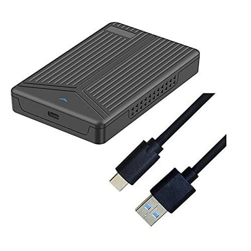 Rfeeuubft Gehäuse für mobile Festplatte USB 3.1 Gehäuse für 2,5--SATA-Festplatte 15 mm für Computer Notebook Rfeeuubft Gehäuse für mobile Festplatte USB 3.1 Gehäuse für 2,5--SATA-Festplatte 15 mm für Computer Notebook von Rfeeuubft