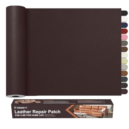 Kunstleder Selbstklebend Dunkelbraun, 40x160cm Leder Reparatur Set, Leder Patch, Selbstklebend Lederflicken Leather Repair für Sofa, Möbel, Autositze, Jacken, Handtaschen. Kunstleder Selbstklebend Dunkelbraun, 40x160cm Leder Reparatur Set, Leder Patch, Selbstklebend Lederflicken Leather Repair für Sofa, Möbel, Autositze, Jacken, Handtaschen. von RggEyy