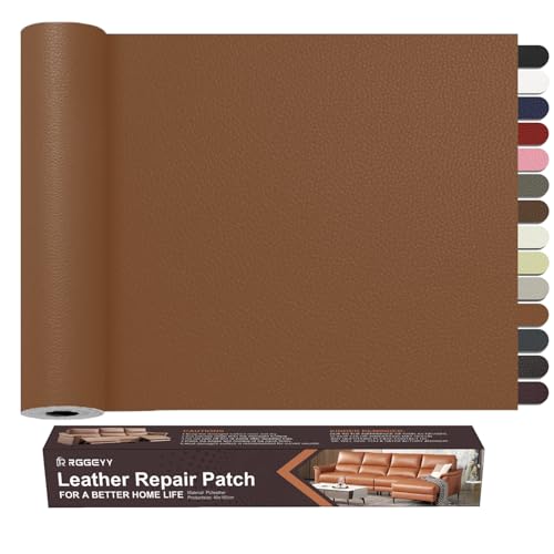 Kunstleder Selbstklebend Hellbraun, 40x160cm Leder Reparatur Set, Leder Patch, Selbstklebend Lederflicken Leather Repair für Sofa, Möbel, Autositze, Jacken, Handtaschen. Kunstleder Selbstklebend Hellbraun, 40x160cm Leder Reparatur Set, Leder Patch, Selbstklebend Lederflicken Leather Repair für Sofa, Möbel, Autositze, Jacken, Handtaschen. von RggEyy