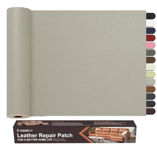 RggEyy Leder Reparatur Set Beige Grau, 40x160cm Kunstleder Selbstklebend, Lederflicken Selbstklebend, Kunstleder Reparaturset, Leder Patch für Sofa, Möbel, Autositze, Jacken, Handtaschen. RggEyy Leder Reparatur Set Beige Grau, 40x160cm Kunstleder Selbstklebend, Lederflicken Selbstklebend, Kunstleder Reparaturset, Leder Patch für Sofa, Möbel, Autositze, Jacken, Handtaschen. von RggEyy