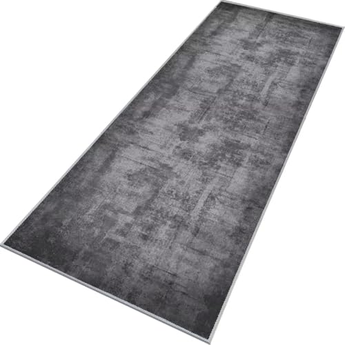 Rglxing Teppich Läufer Flur rutschfest Küchenteppich Fußmatte 100X500CM Waschbar Grau Teppichläufer Meterware Schmutzfangmatte Teppichläufer für Flur Küche Eingang Wohnzimmer Schlafzimmer Rglxing Teppich Läufer Flur rutschfest Küchenteppich Fußmatte 100X500CM Waschbar Grau Teppichläufer Meterware Schmutzfangmatte Teppichläufer für Flur Küche Eingang Wohnzimmer Schlafzimmer von Rglxing